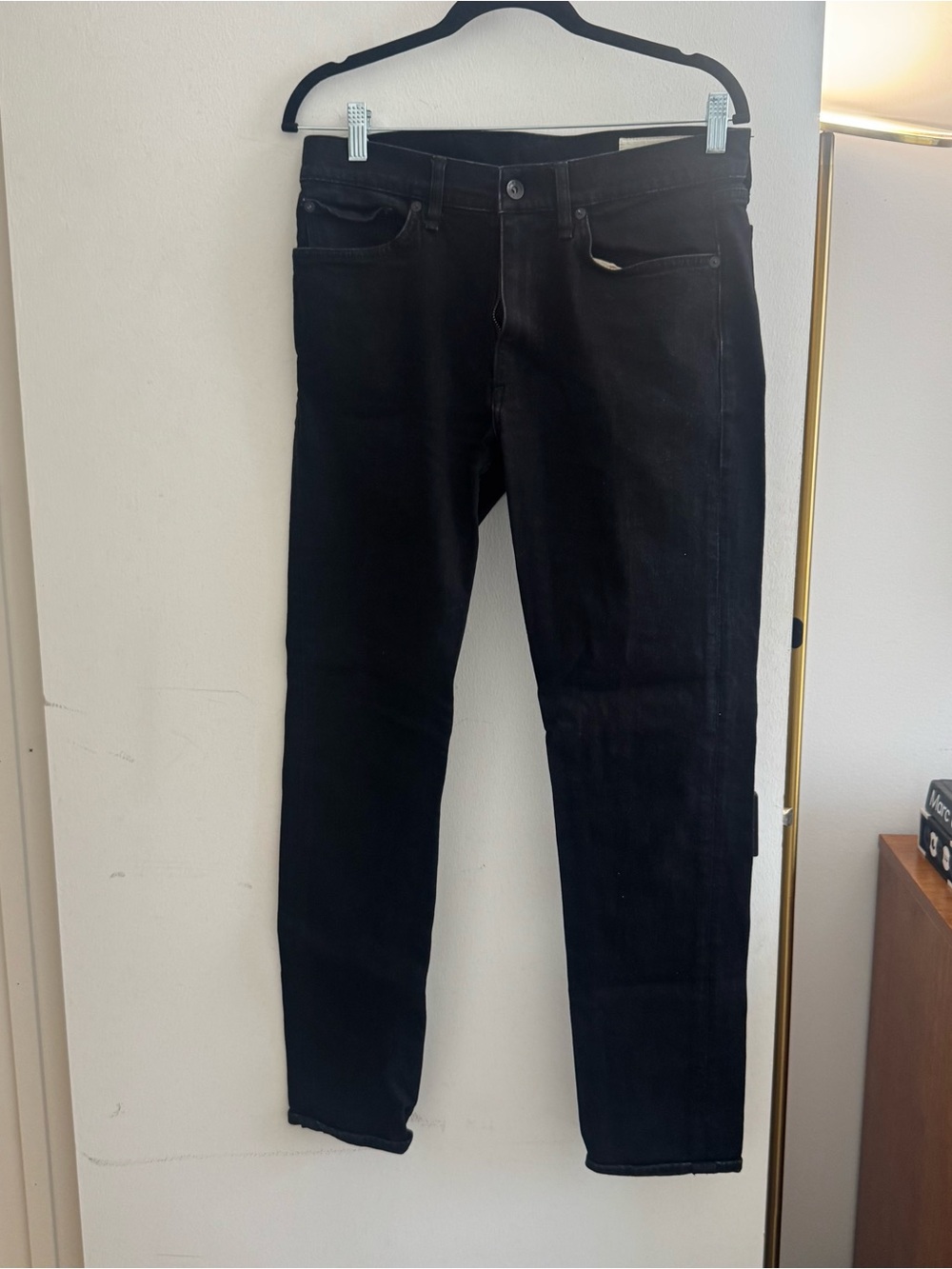 rag & bone Men’s Fit 2 Slim Black Jeans